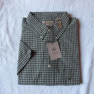 Lord and Taylor Men's Short Sleeve Check Shirt